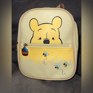 Disney Winnie the Pooh Yellow Backpack Bag Disney Park Bioworld Loungefly